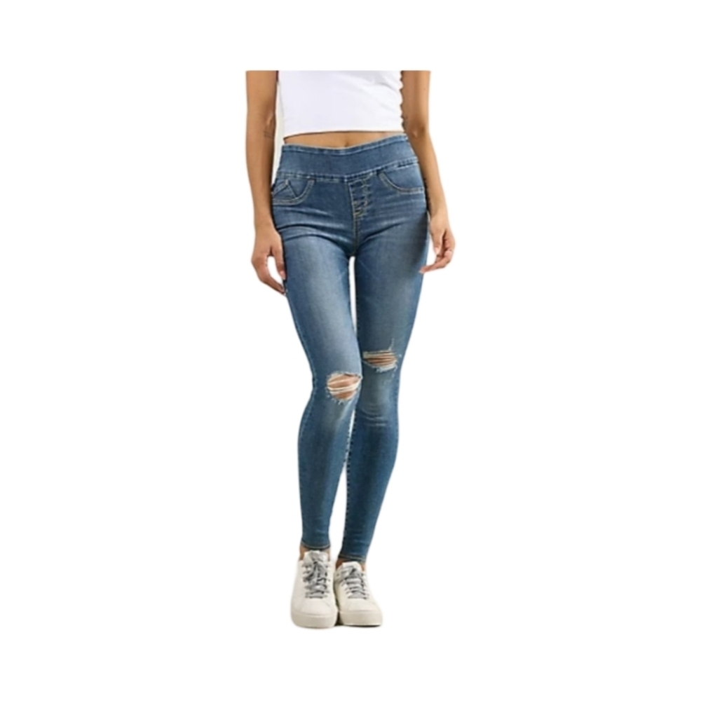 Rock & Republic Womens Denim RX The Slimming Cure Fever Pull On‎ Legging Sz 10